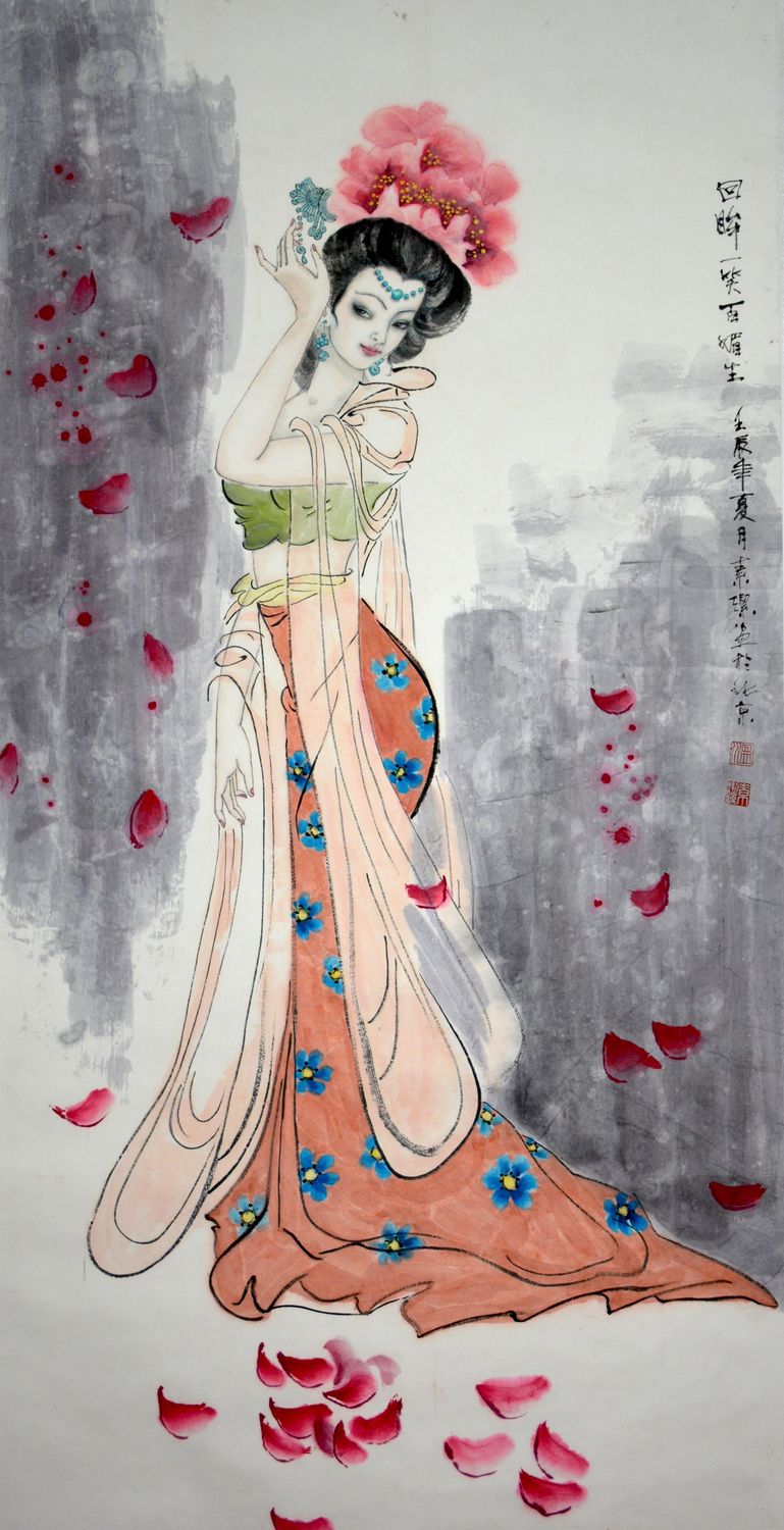 回眸一笑百媚生
