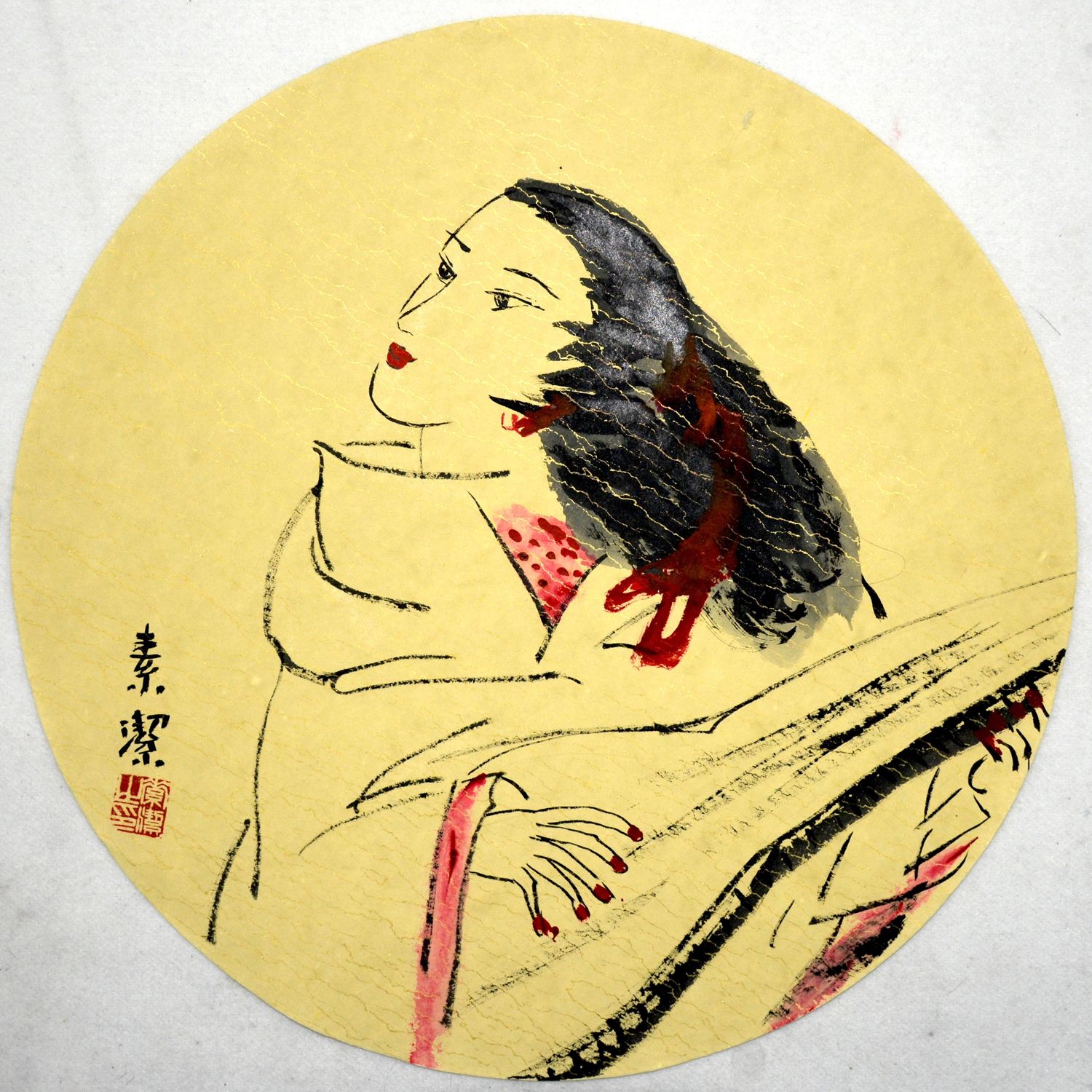 艺术品 扇面 46 001